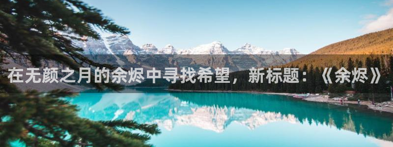 age动漫网：在无颜之月的余烬中寻找希望，新标题：《余烬》