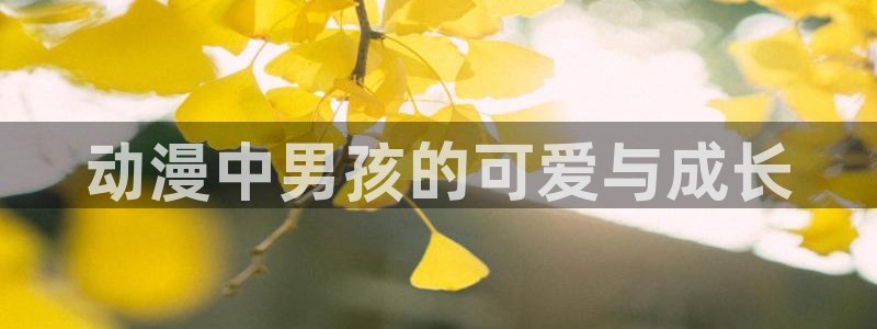 age樱花动漫：动漫中男孩的可爱与成长